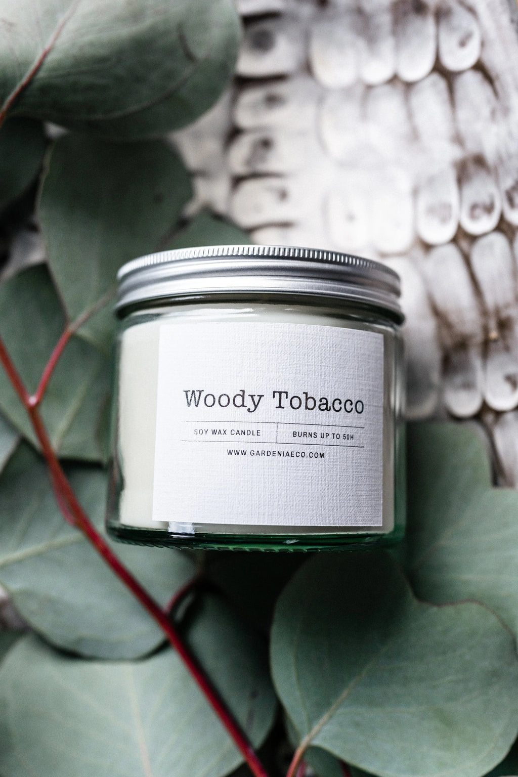 Aromātiskā svece Woody Tobacco
