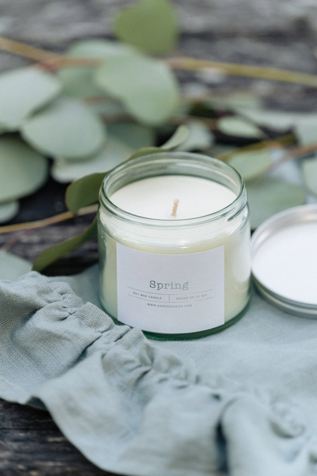 Spring - aromātiska svece stikla burciņā