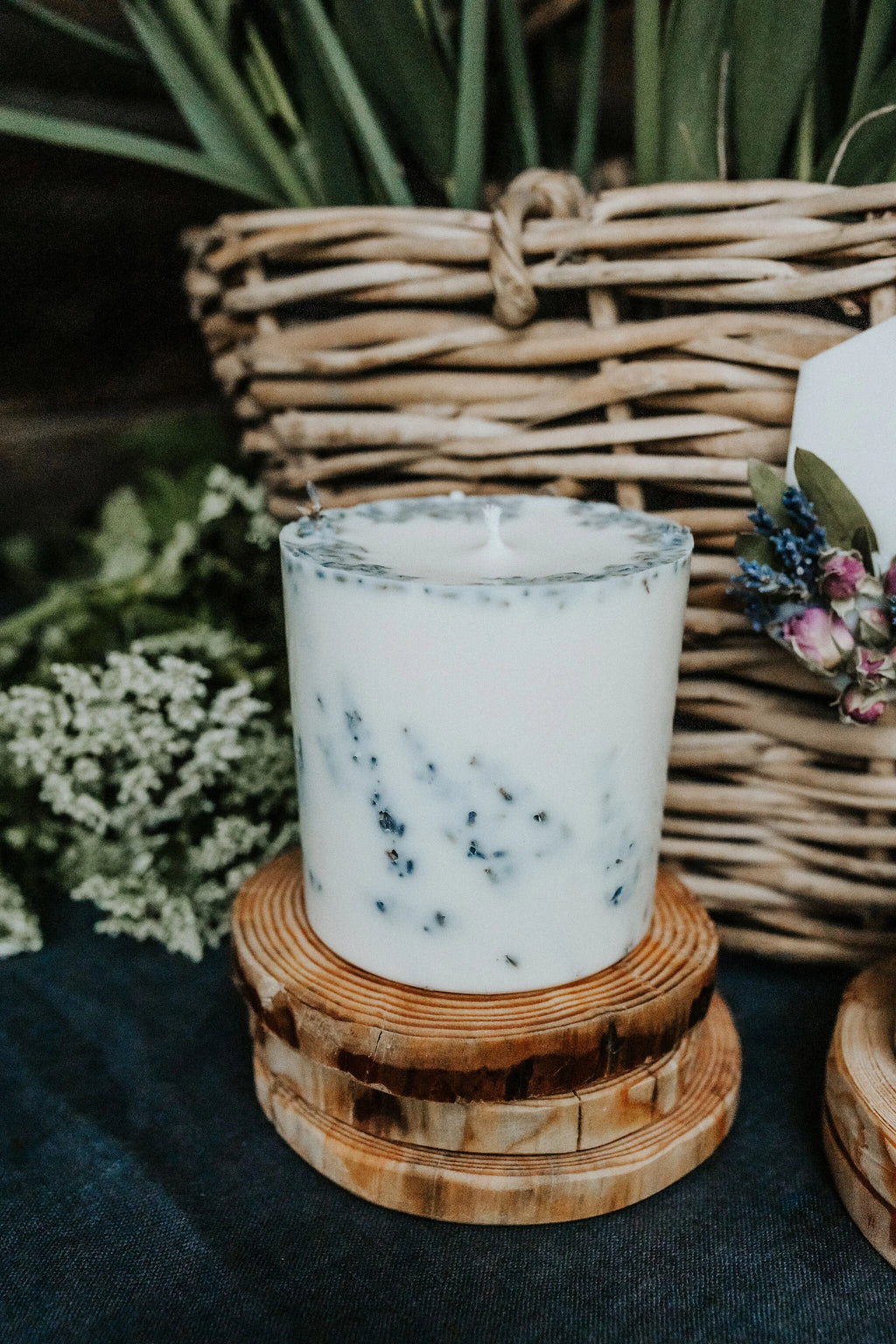 Aromātiskā svece "Lielā lavanda"