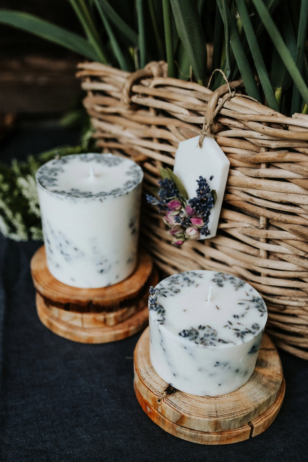 Aromātiskā svece "Lielā lavanda"