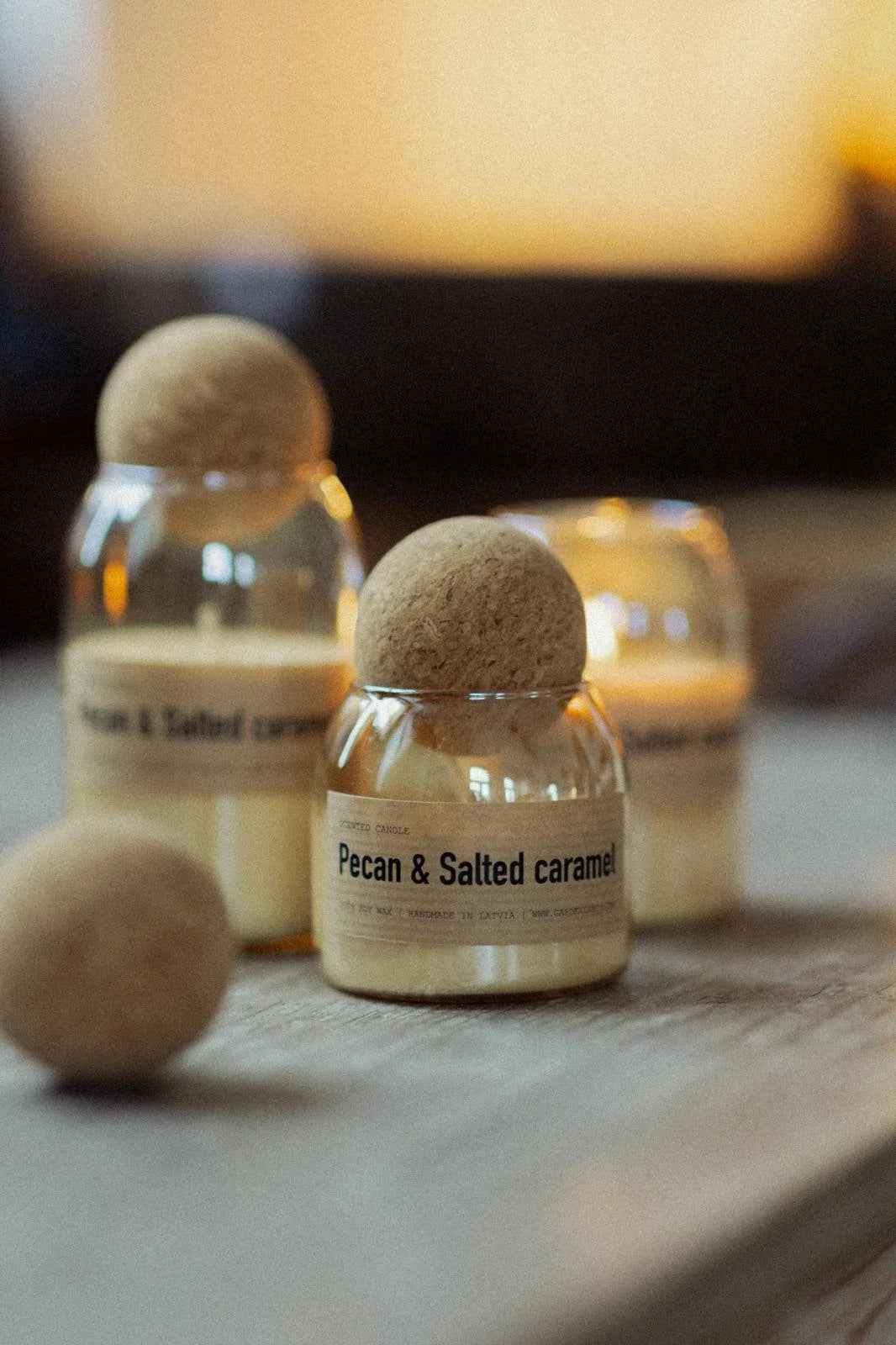 Aromātiskā svece Pecan & Salted caramel